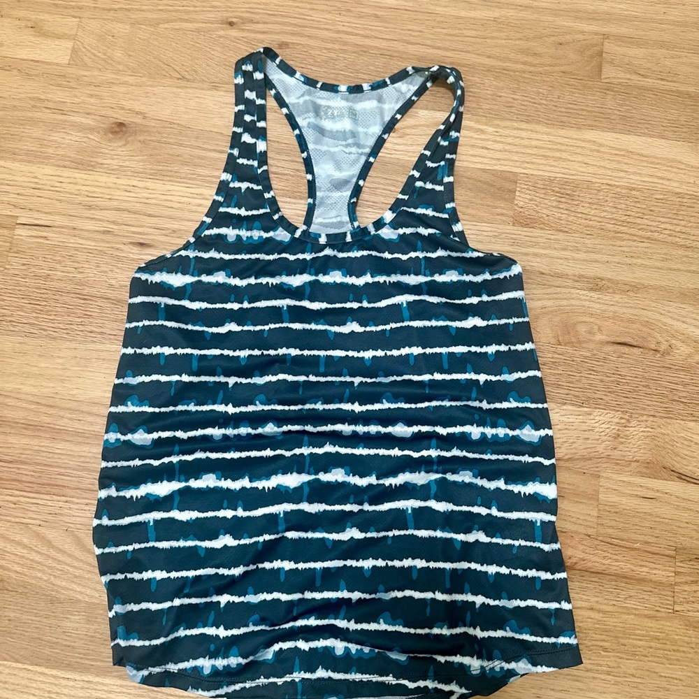ZYIA Blue frost sanibel tank.